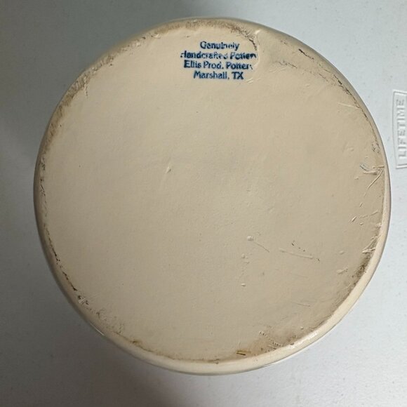 Ellis Prod Pottery Vintage Large Pitcher with Desert Motif - Picture 6 of 6